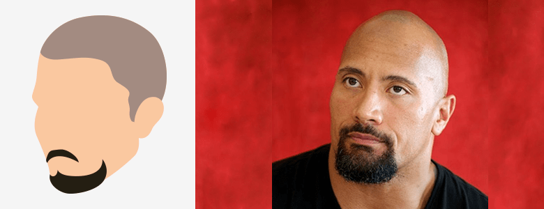 Bald beard style
