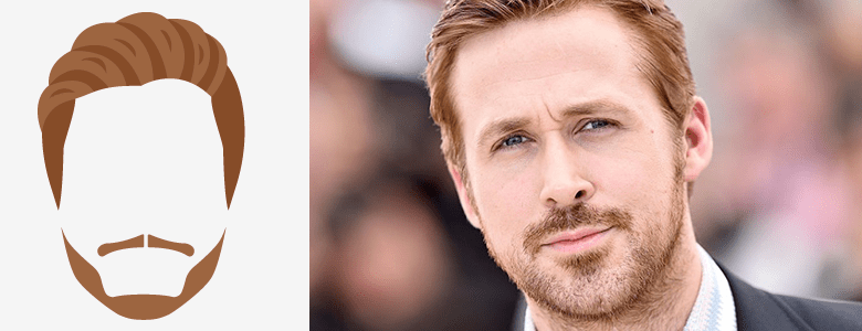 Stubble beard style